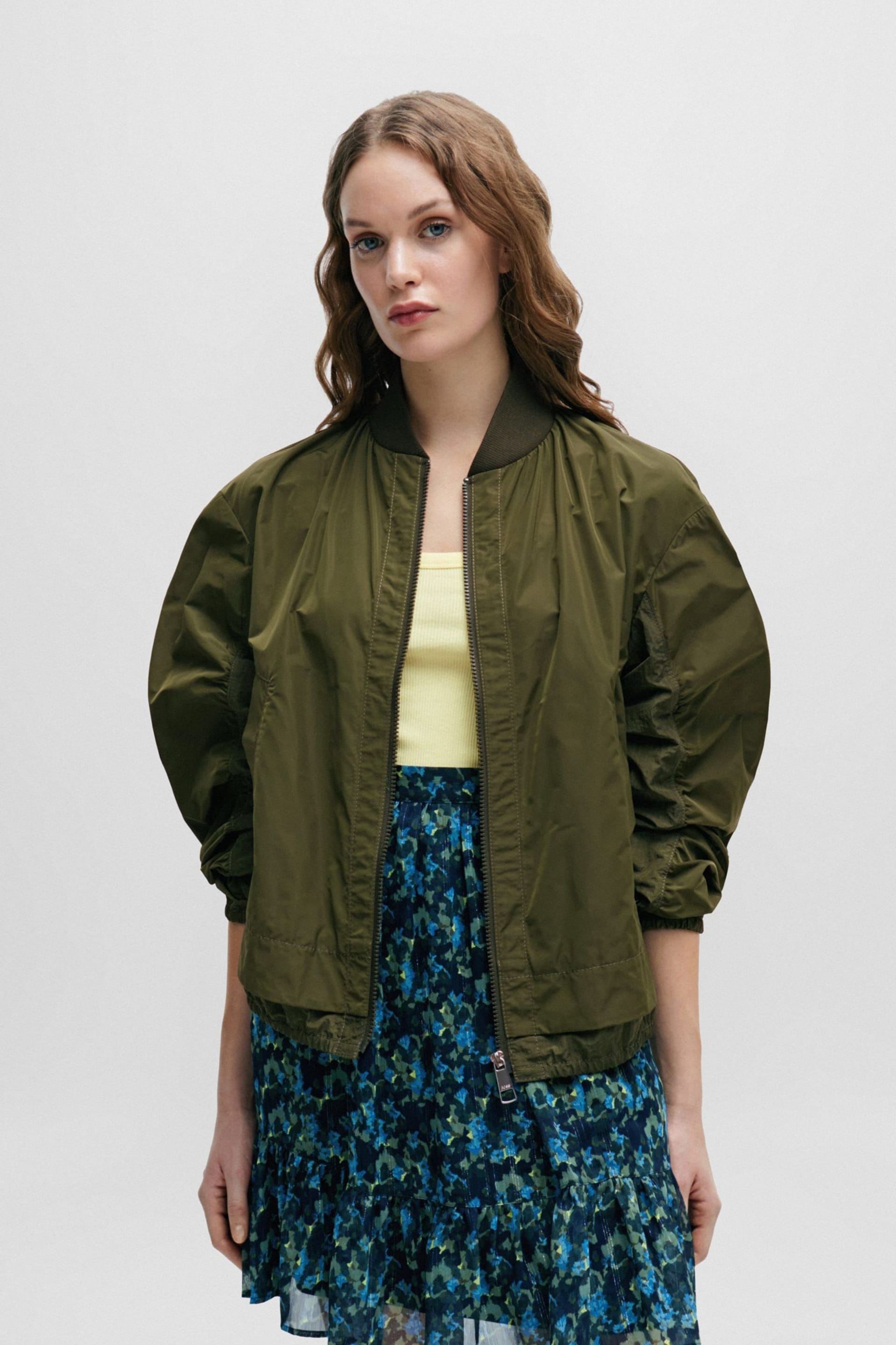 BOSS Green Water-Repellent Jacket in a Relaxed Fit - Image 1 of 6