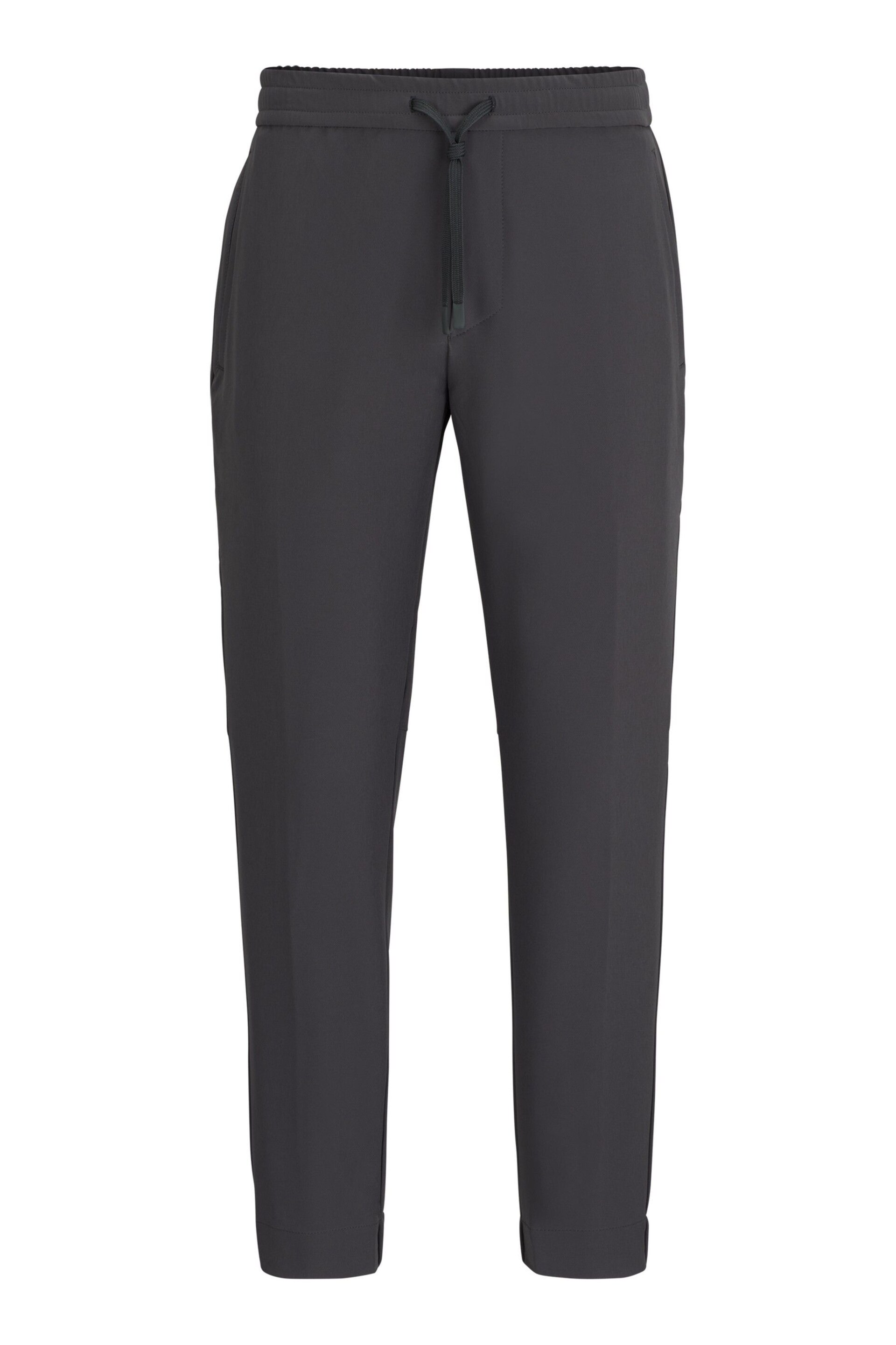 BOSS Grey Tapered Fit Joggers - Image 5 of 5