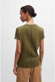 BOSS Green Slim Fit Cotton Jersey T-Shirt - Image 2 of 5