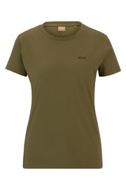 BOSS Green Slim Fit Cotton Jersey T-Shirt - Image 5 of 5