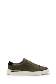 BOSS Green Clint Cupsole Lace Up Leather Trainers - Image 1 of 4