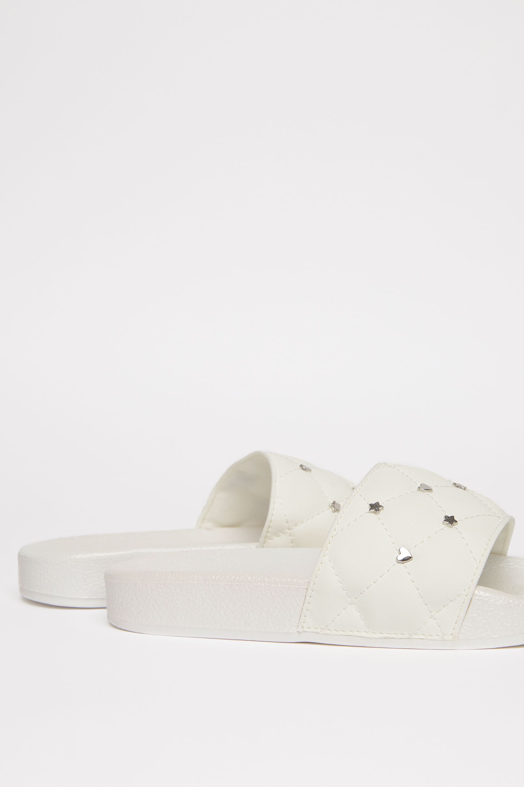 Buy Lipsy White Slip On Pool Sliders from Next Luxembourg
