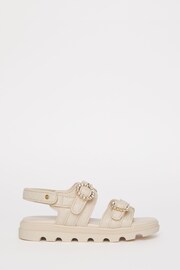 Lipsy Cream Quilted Chunky Flatform Occasion Sandal - Image 2 of 4