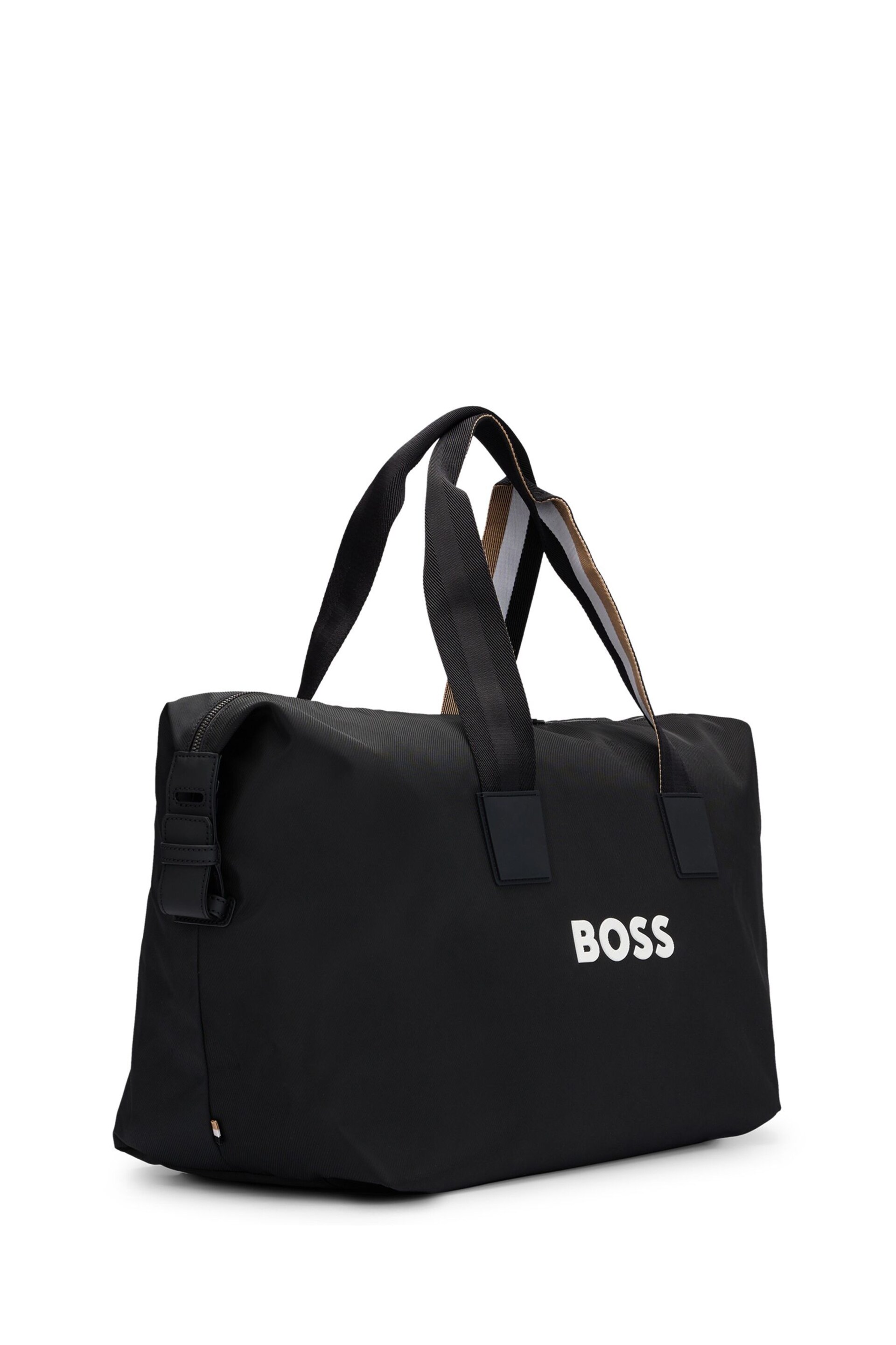 BOSS Black Contrast Logo Holdall Bag - Image 3 of 5