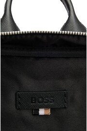 BOSS Black Leather Structured Backpack - Image 6 of 6