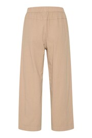 Kaffe Naya Elastic Waist Cropped Trousers - Image 2 of 2