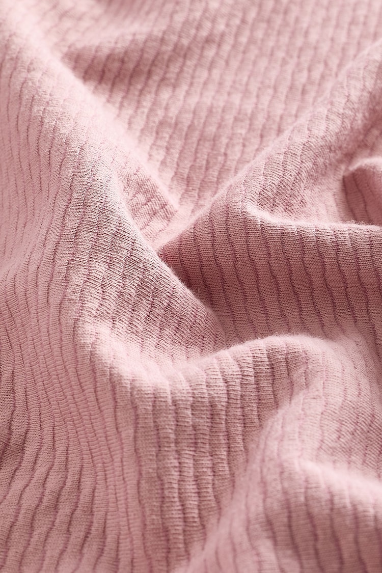 Pink Textured T-Shirt - Image 7 of 7