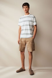 White Navajo Textured Stripe T-Shirt - Image 2 of 7