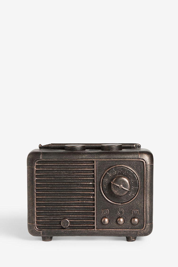 Black Vintage Radio Ornament - Image 1 of 3