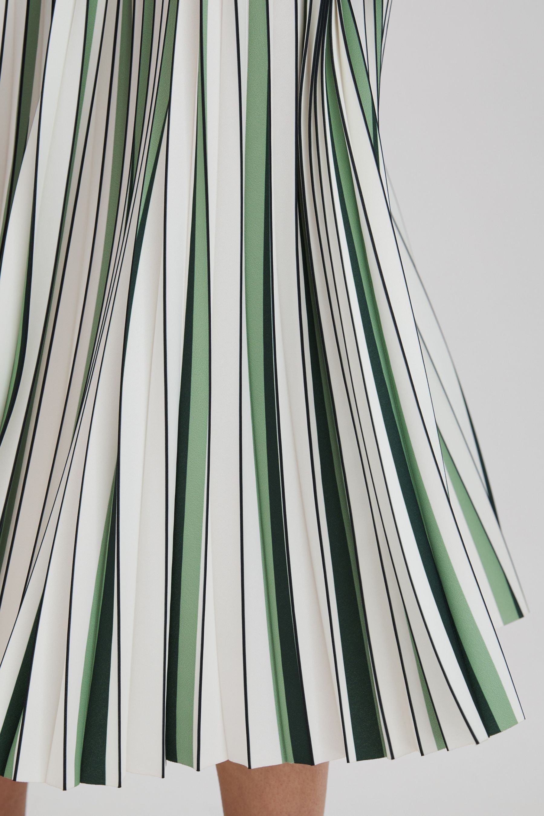 Reiss green midi skirt discount