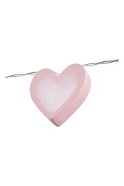 glow Pink Love Heart Wood String Lights - Image 4 of 4