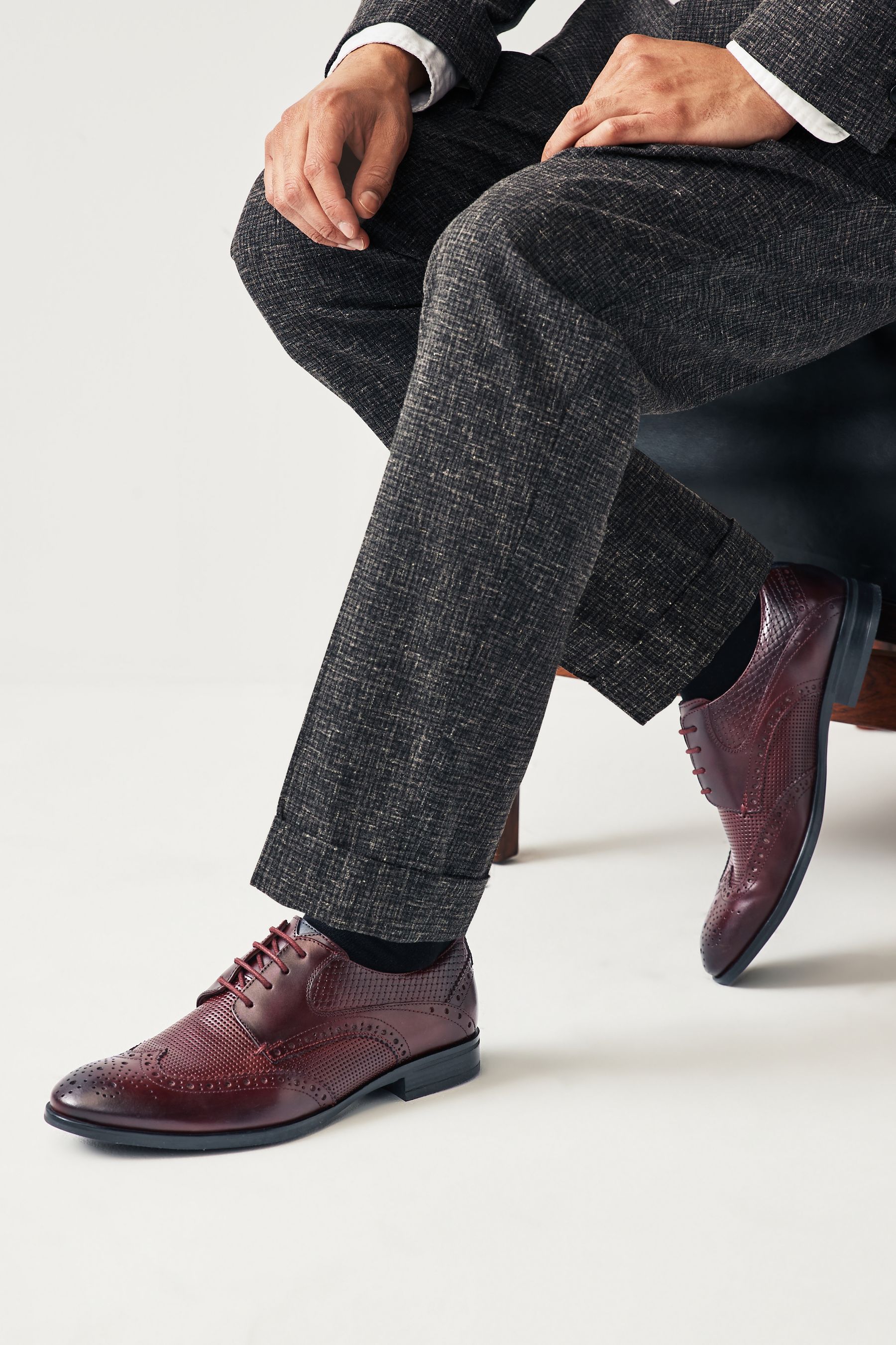 Ted baker wing cap leather brogues on sale