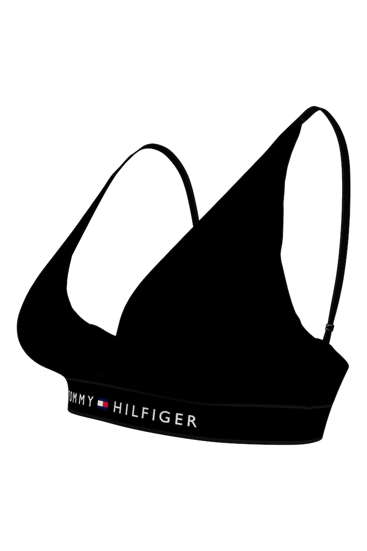 Tommy Hilfiger Black Original Unlined Triangle Bralette - Image 10 of 10