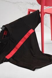 HUGO Black Cotton-blend Polo Shirt - Image 3 of 8