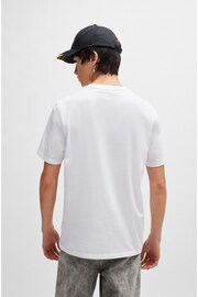 HUGO Relaxed Fit Reflective Logo T-Shirt - Image 2 of 5
