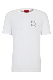 HUGO Relaxed Fit Reflective Logo T-Shirt - Image 5 of 5