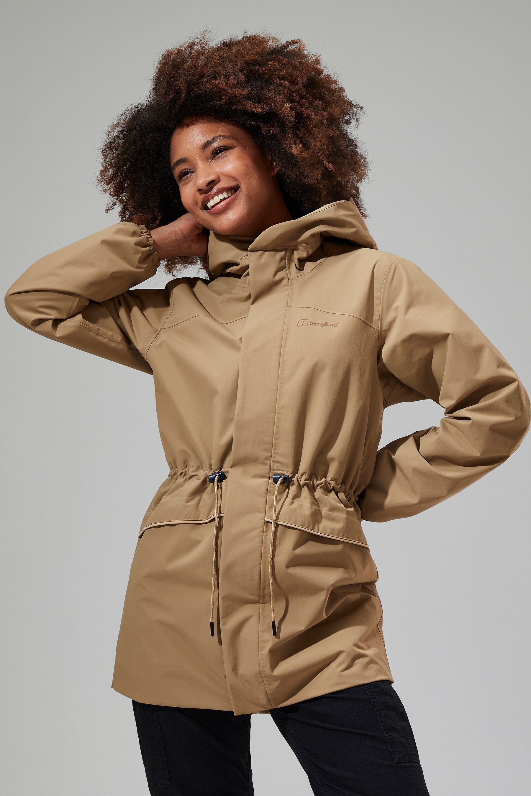 Buy Berghaus Womens Natural Swirlhow Hooded Waterproof Jacket from Next Lithuania