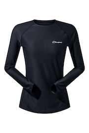 Berghaus Black 24/7 Womens Crew Long Sleeve Tech T-Shirt - Image 11 of 15