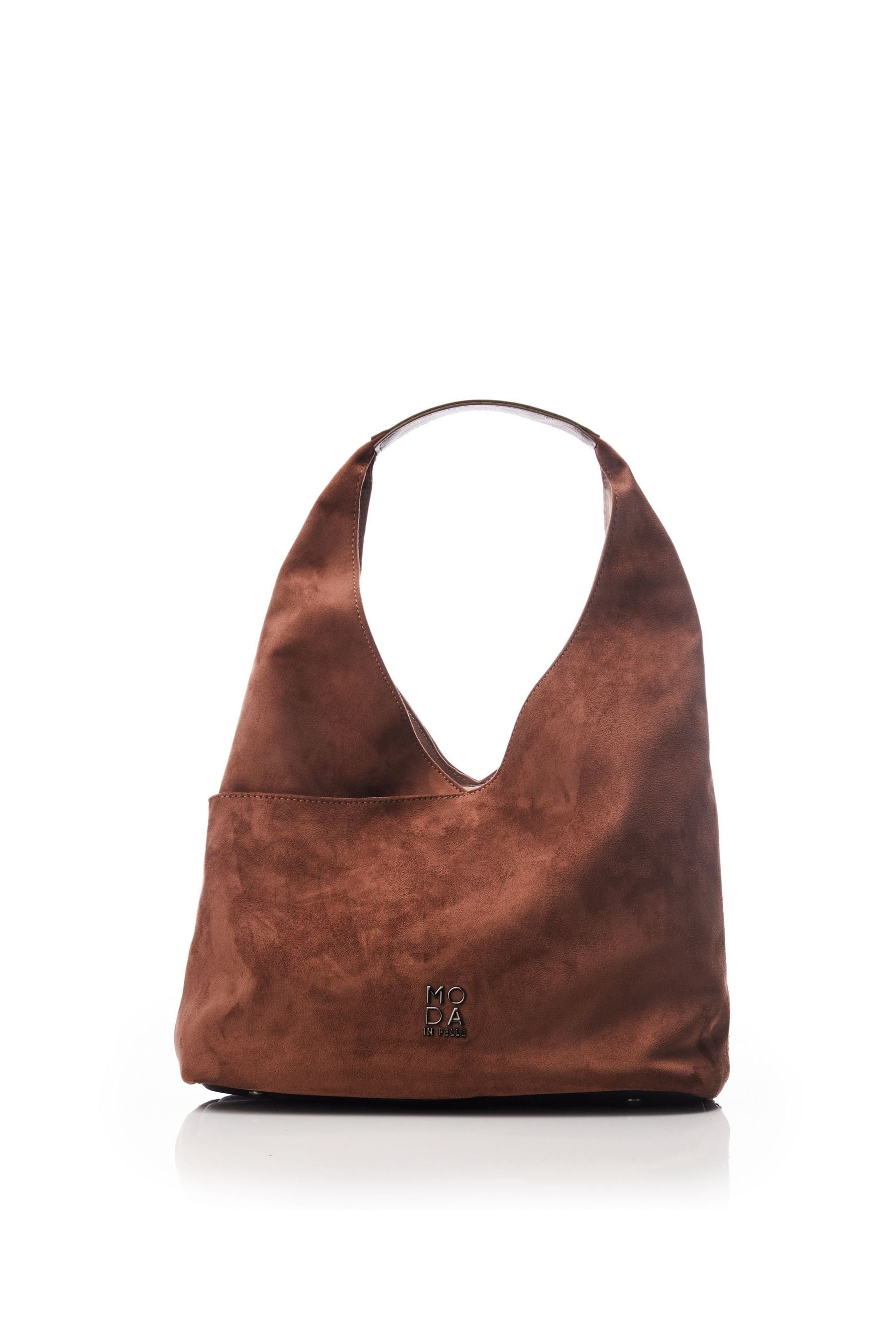 Black studded hobo bag sale
