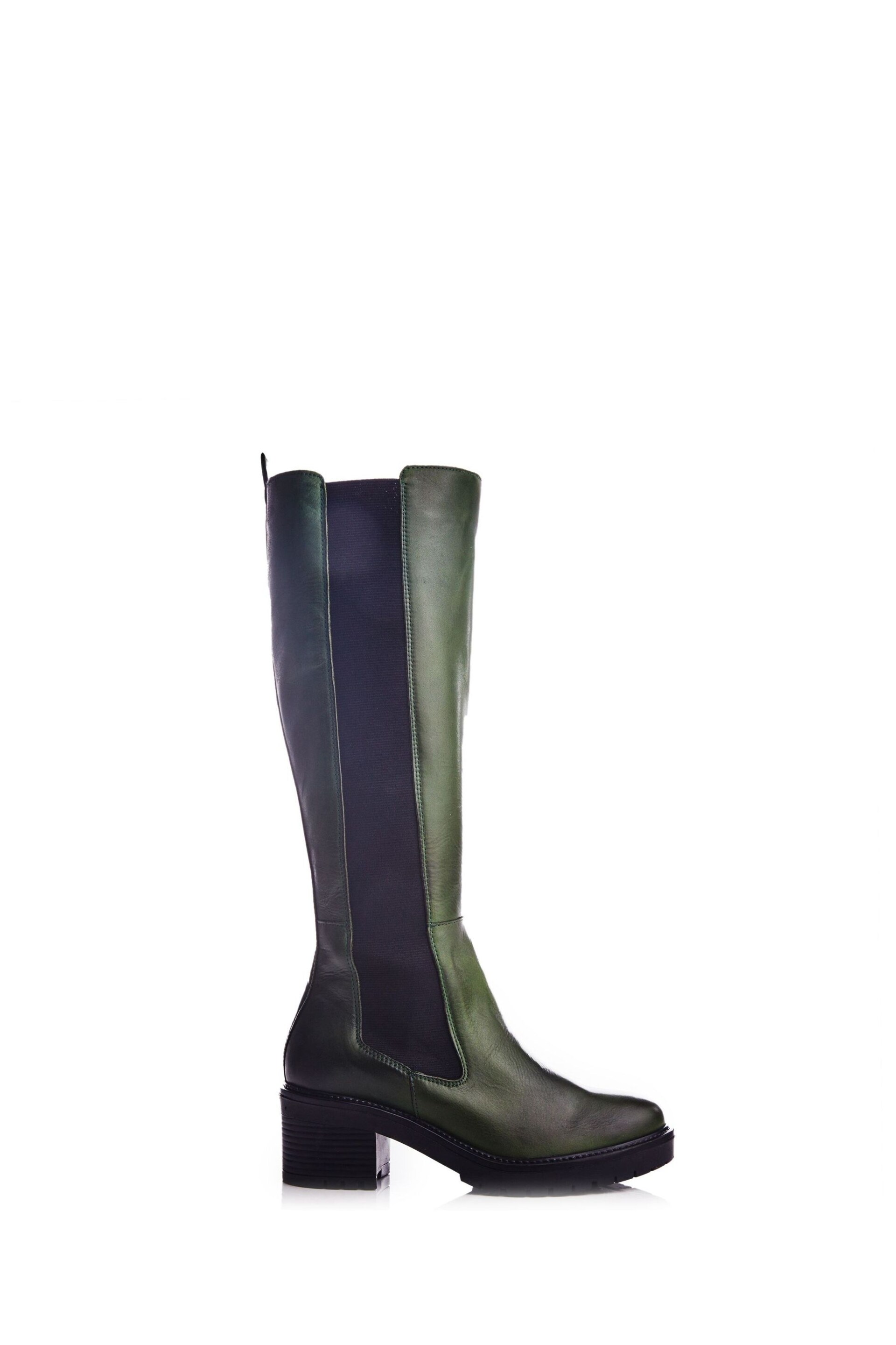 Moda in Pelle Linettie Long Chelsea Block Heel Boots - Image 1 of 3