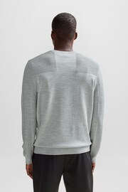 BOSS Grey Grey Dry Flex Wool Blend Sweatshirt - Image 2 of 5