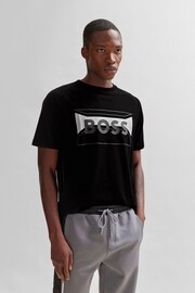 BOSS Black Logo Artwork T-Shirt - Image 1 of 5