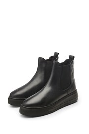 Moda in Pelle Benna Flatform Wedge Chelsea Ankle Boots - Image 2 of 5