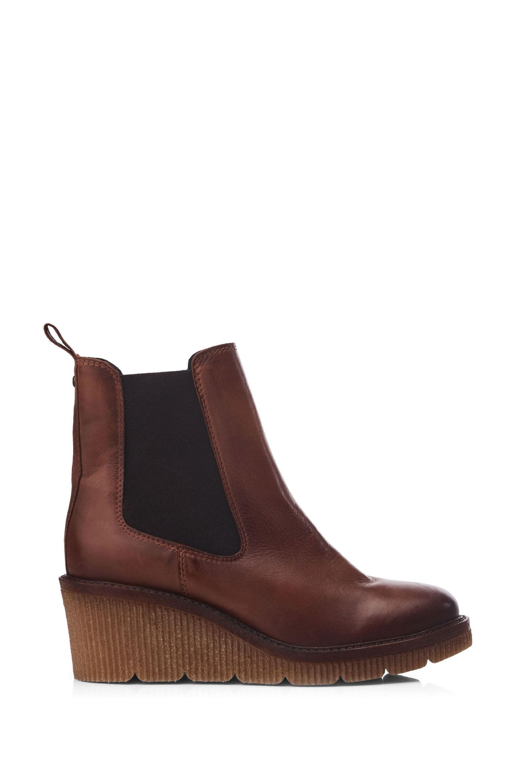 Buy Moda in Pelle Audyn Crepe Wedge Chelsea Ankle Boots from Next Luxembourg