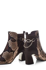 Moda in Pelle Klarisa Swoosh Heel Smart Ankle Boots - Image 4 of 4