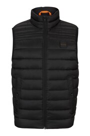 BOSS Black Lightweight Padded Gilet With Water-Repellent Finish - Image 6 of 6