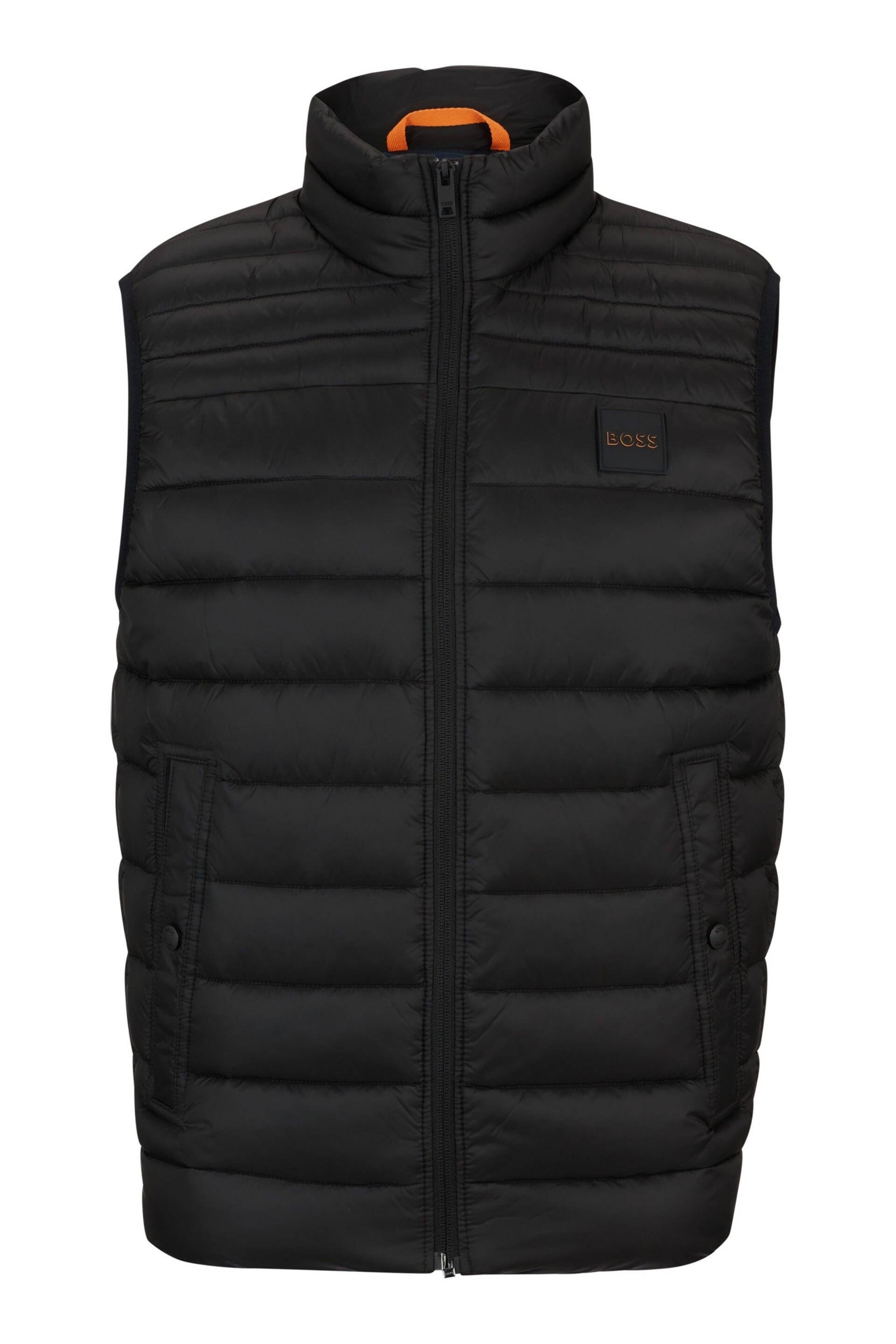 BOSS Black Lightweight Padded Gilet With Water-Repellent Finish - Image 6 of 6