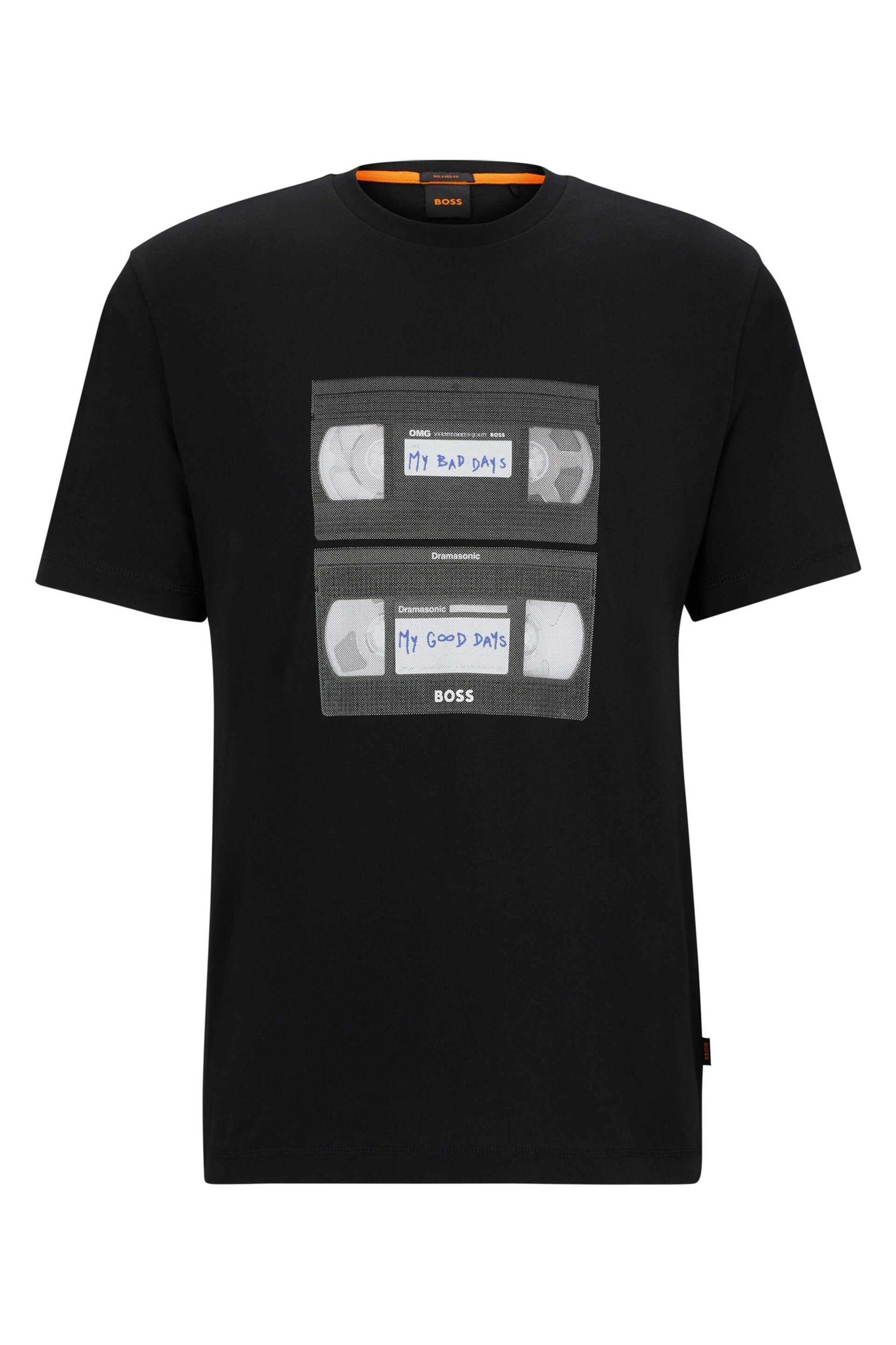 BOSS Black Music Graphic Print T-Shirt - Image 4 of 5