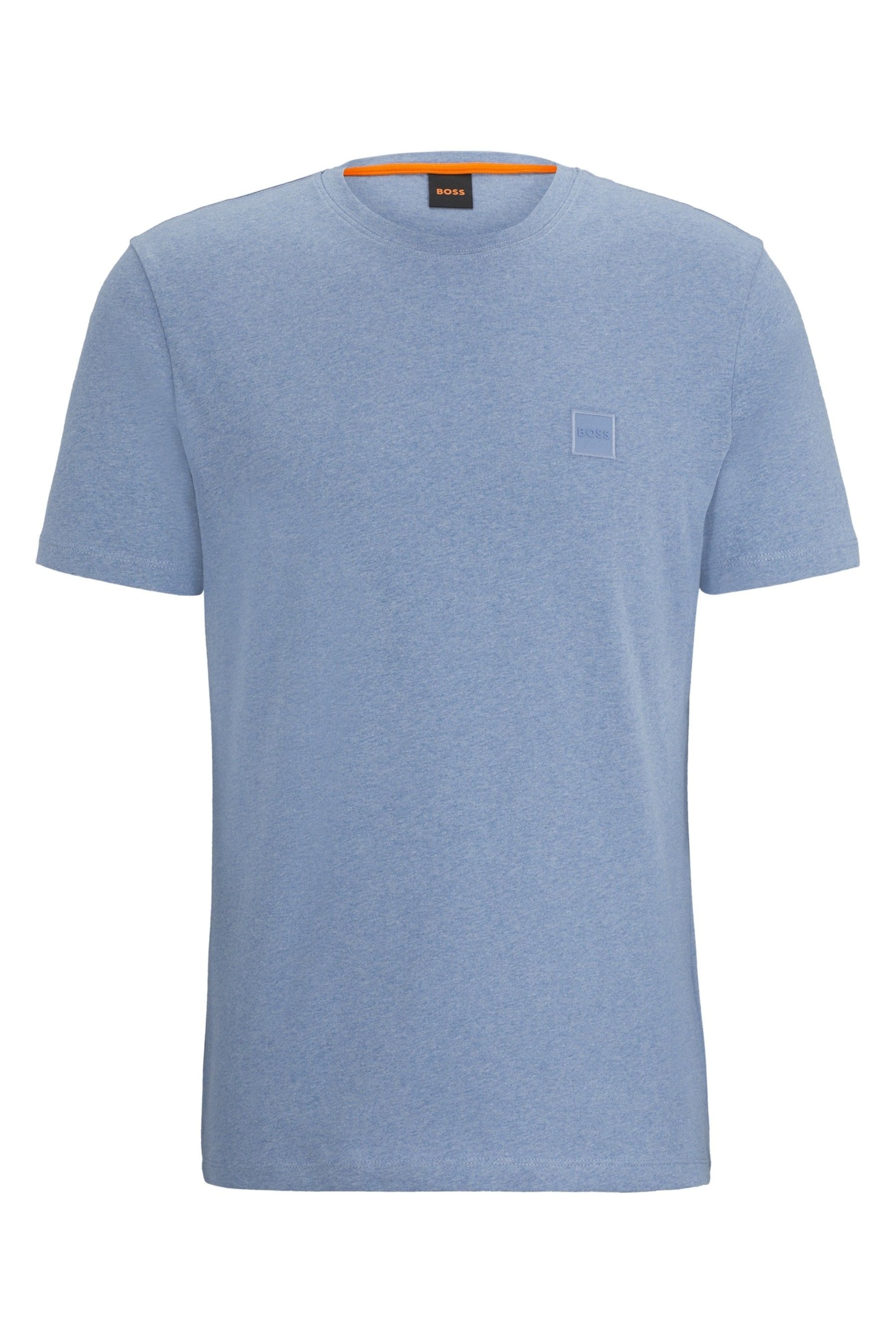 BOSS Blue Relaxed Fit Box Logo T-Shirt - Image 5 of 5