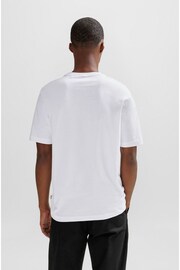 BOSS White Music Graphic Print T-Shirt - Image 3 of 5
