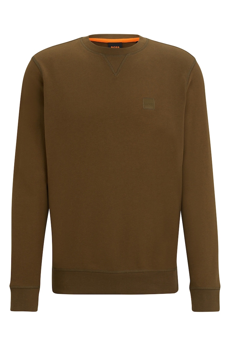 BOSS Cotton Terry Relaxed Fit Sweatshirt - Image 5 of 5