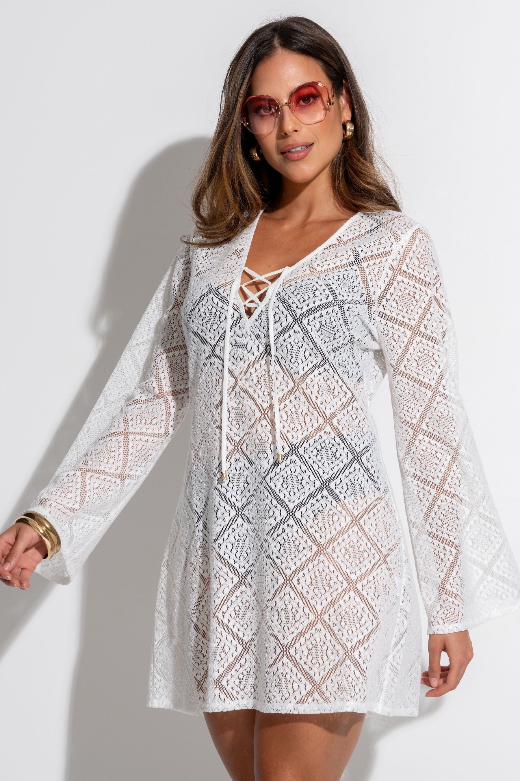 Beach cover ups with sleeves store