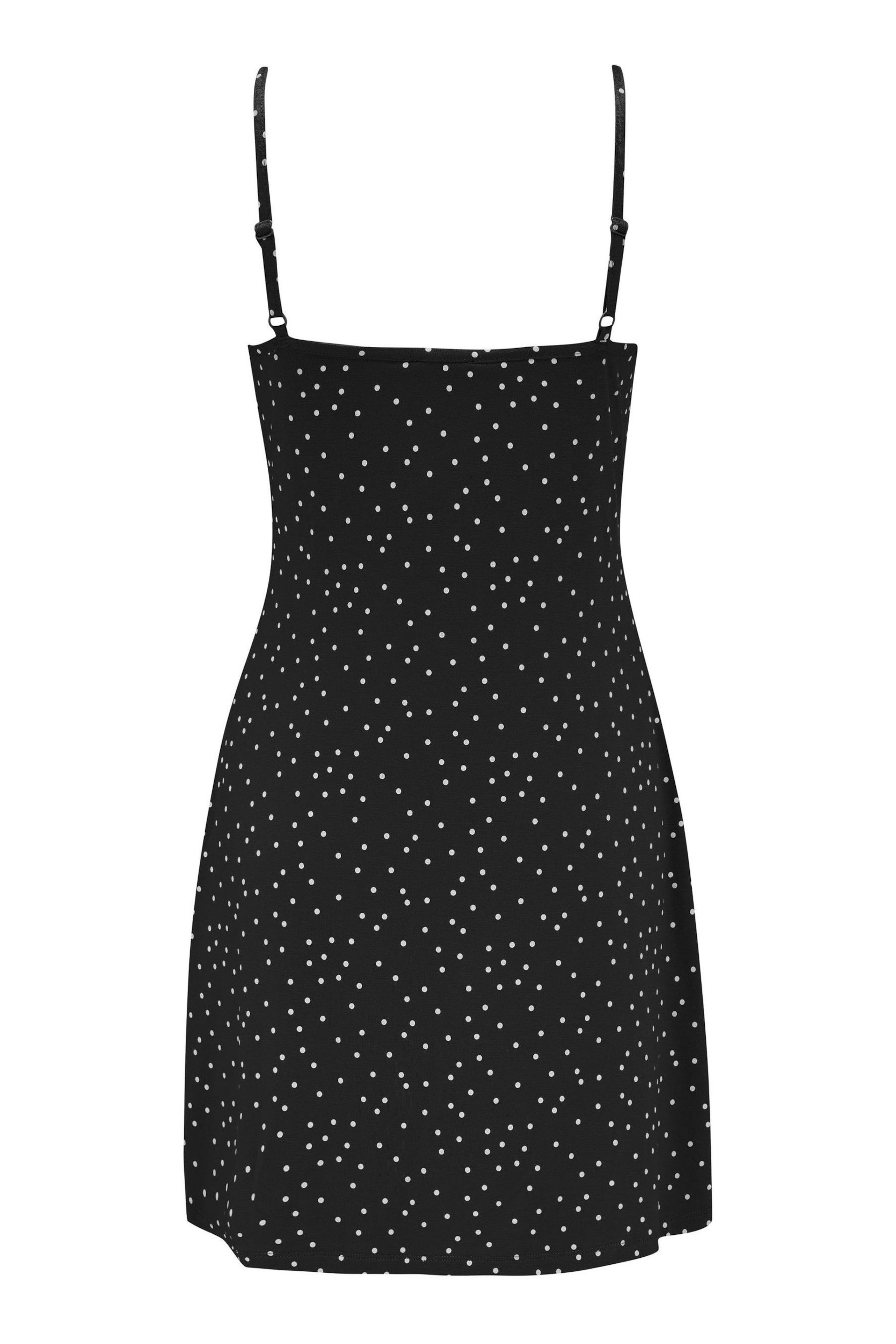 Pour Moi Black Strappy Jersey Beach Dress with LENZING™ ECOVERO™ Viscose - Image 4 of 4