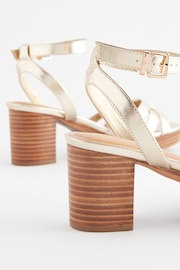 Gold Forever Comfort® Low Platform Heels - Image 6 of 7