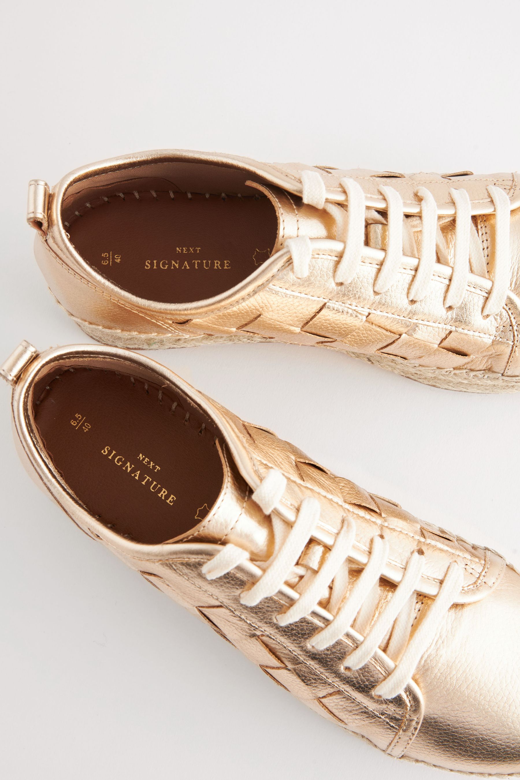 Next gold trainers hotsell
