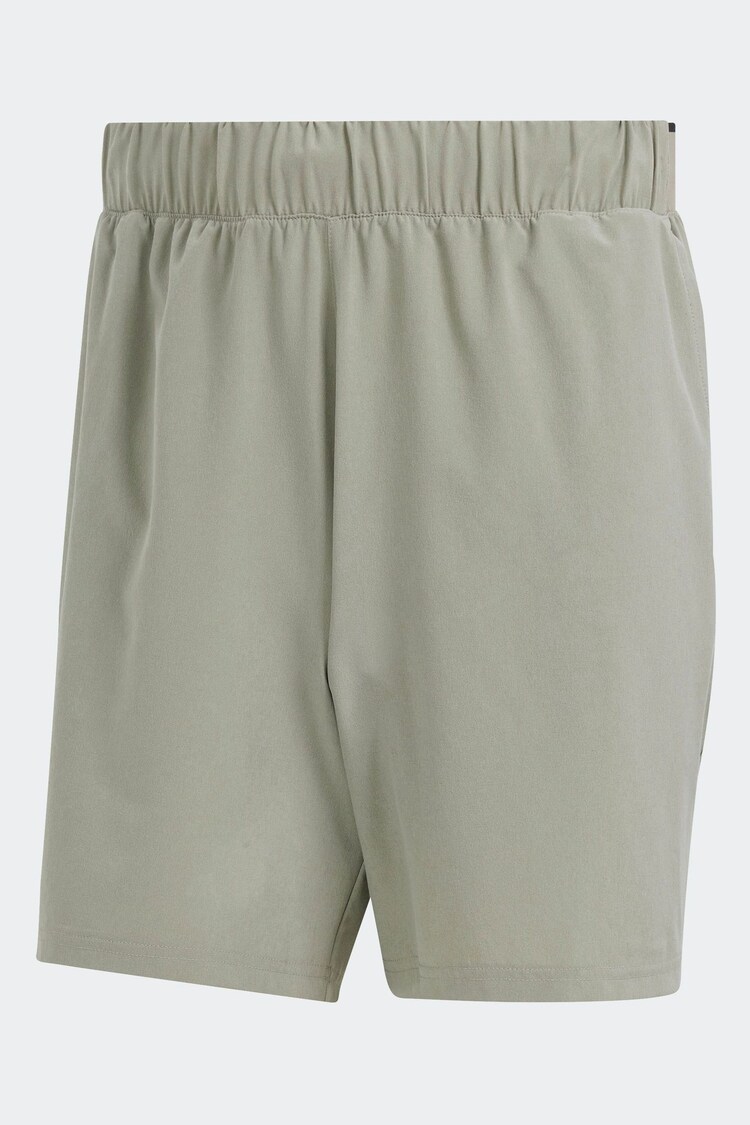 adidas Grey Club Tennis Stretch Woven Shorts - Image 5 of 5