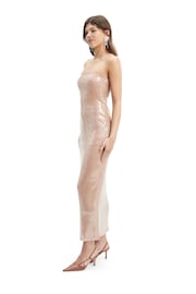 Bardot Brown Launa Sequin Maxi Dress - Image 5 of 7