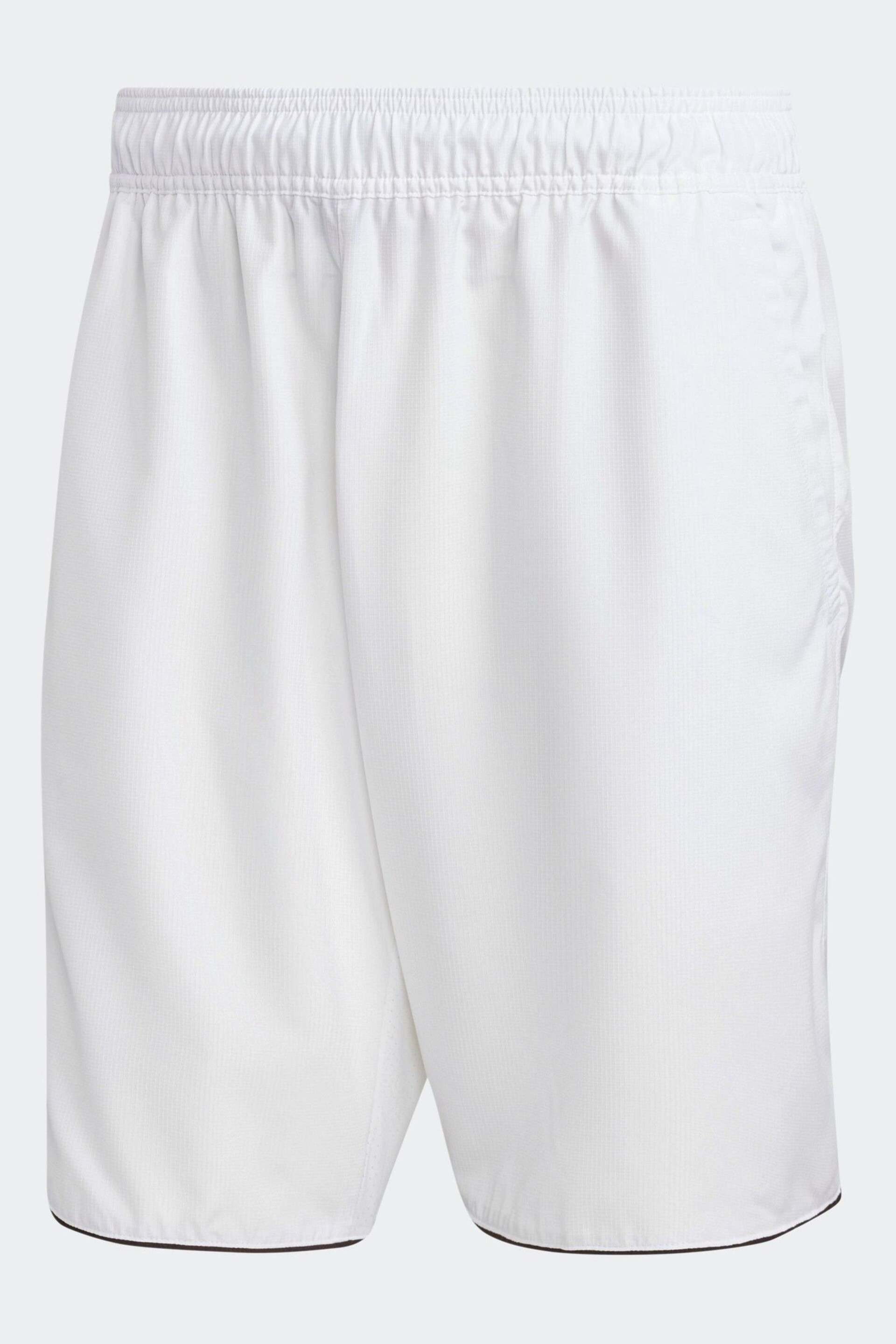 adidas White Club Tennis Shorts - Image 6 of 6