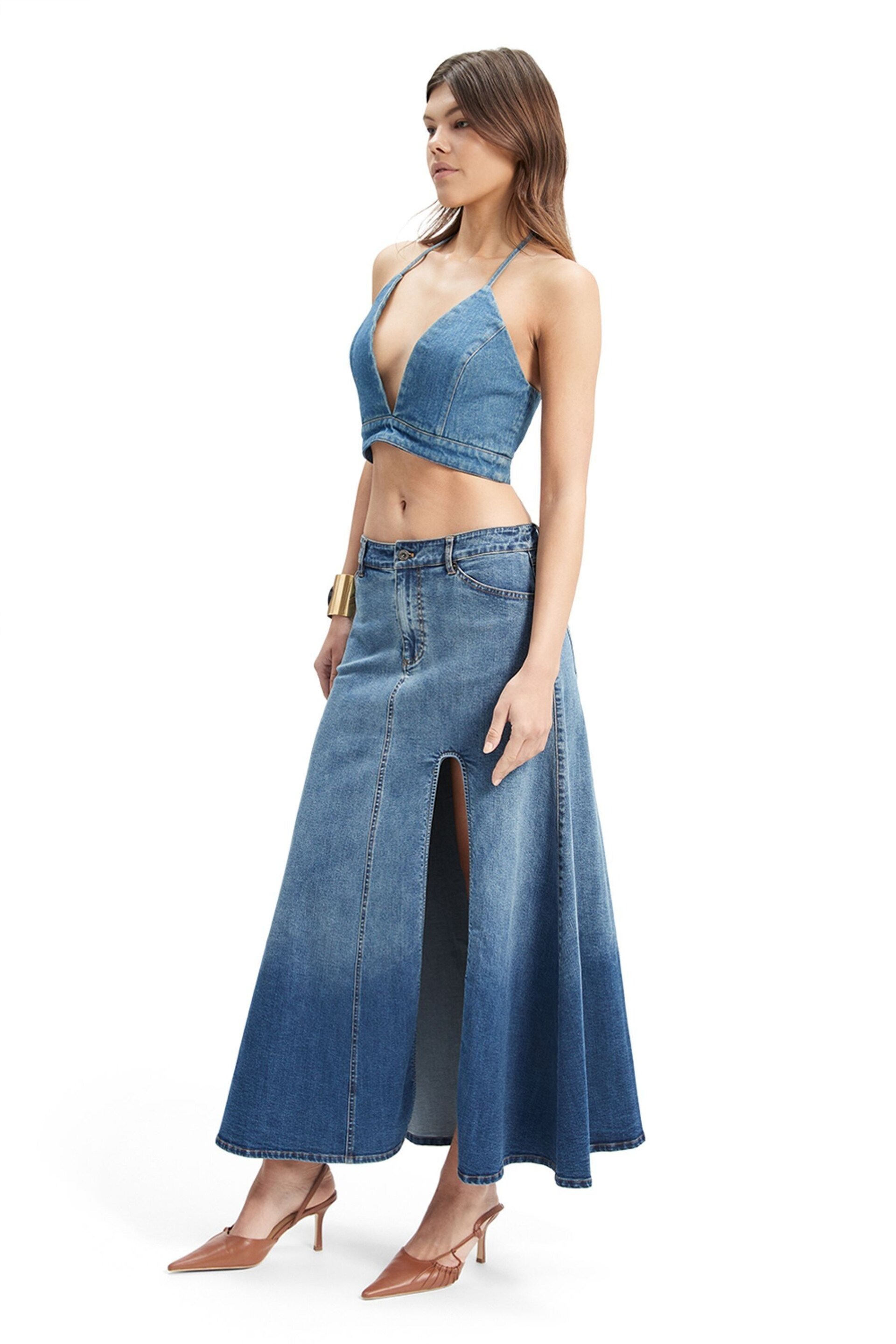 Bardot Blue Cynthia Mid Maxi Skirt - Image 6 of 6