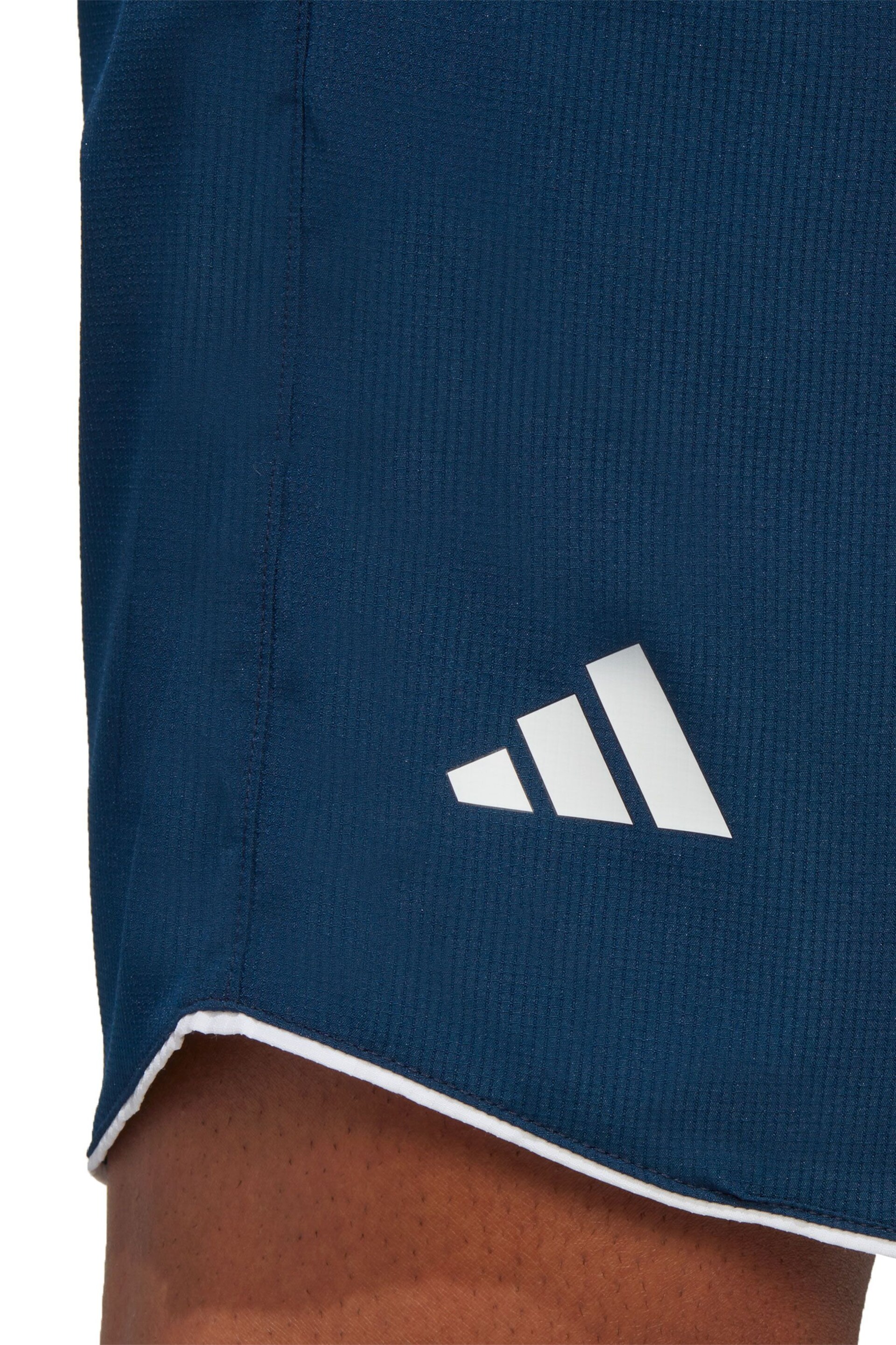 adidas Blue/Navy Club Tennis Shorts - Image 3 of 6