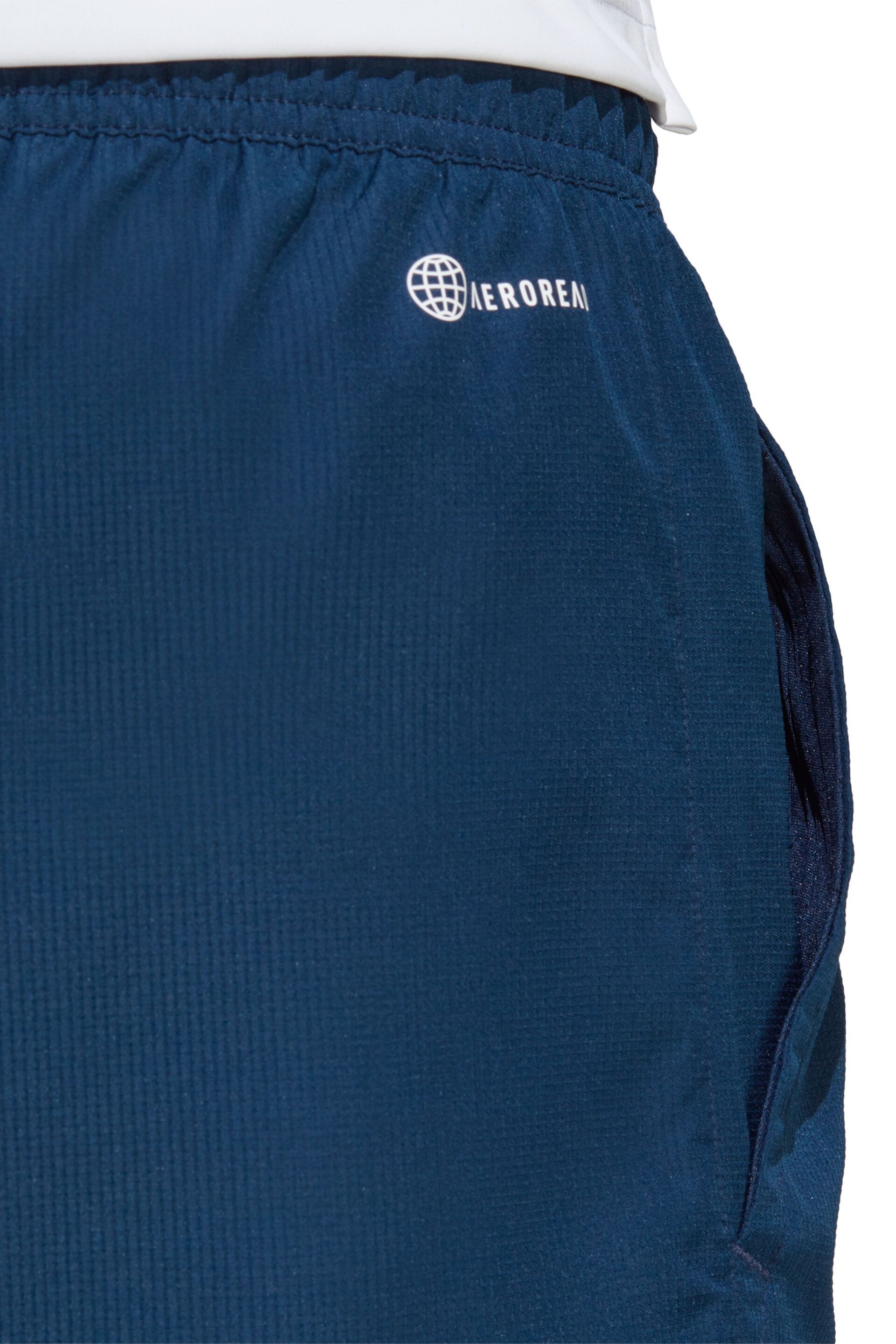 adidas Blue/Navy Club Tennis Shorts - Image 5 of 6