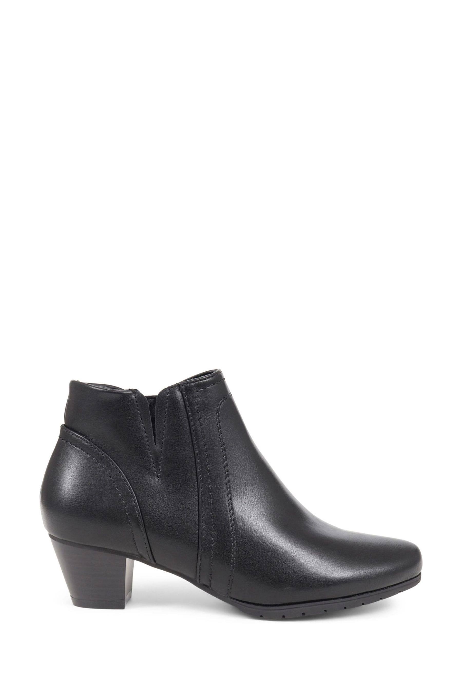Small black ankle boots top