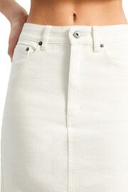 Bardot White Evianna Denim Maxi Skirt - Image 4 of 6