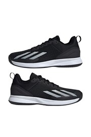 adidas Black/Grey Courtflash Speed Tennis Shoes - Image 4 of 7