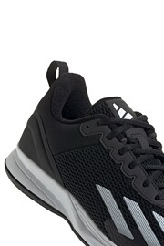 adidas Black/Grey Courtflash Speed Tennis Shoes - Image 6 of 7