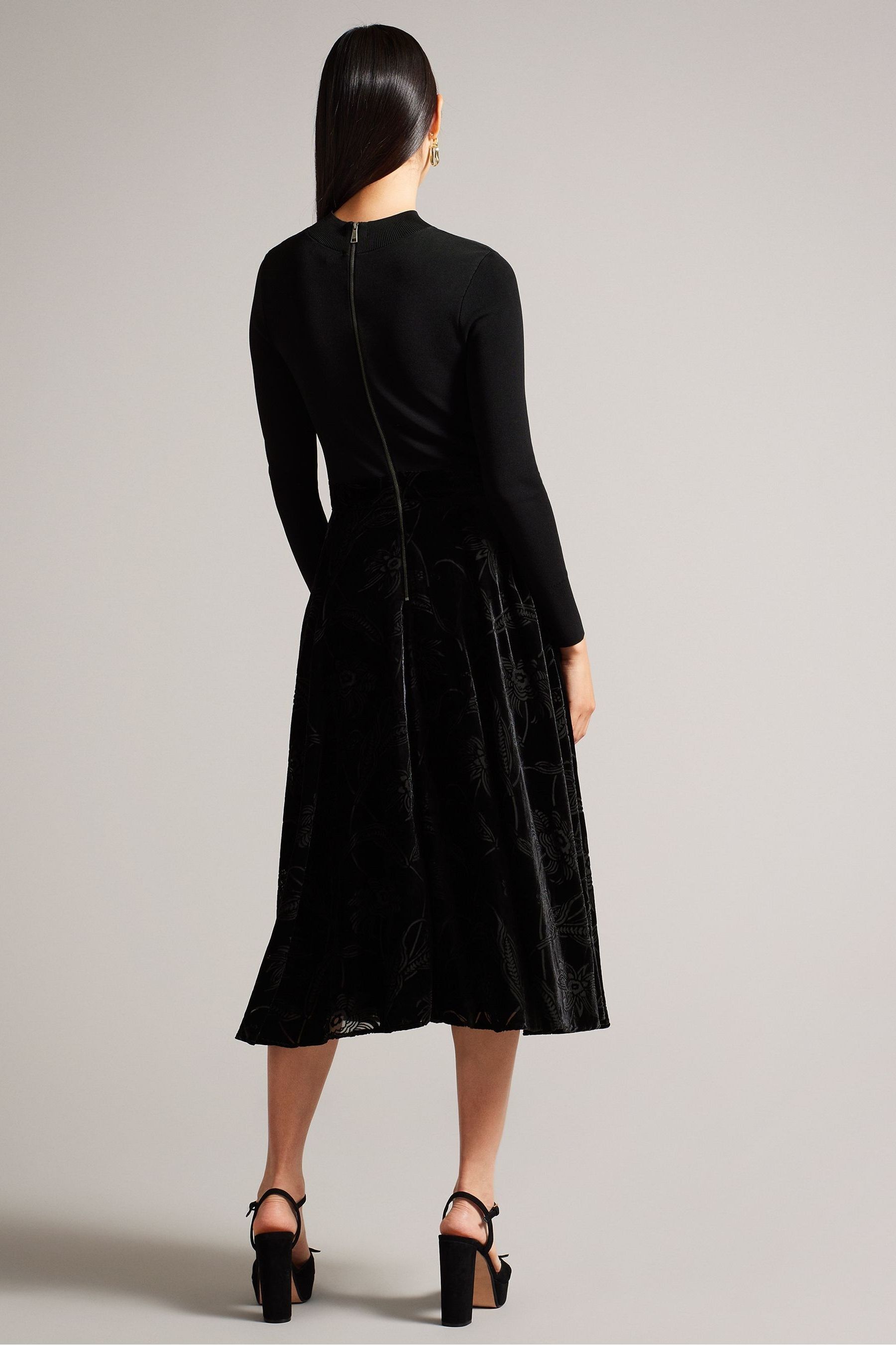 Ted baker black dress long sleeve online